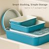 CAROTE 7-Piece Ceramic Baking Pans Set, Aluminized Steel Bakeware Sets, Toxin-Free Nonstick Stackable Oven Pans with Cookie Sheet, Muffin Pan, Loaf Pan, Roasting Pan, Cake Pans, Cooling Rack #5