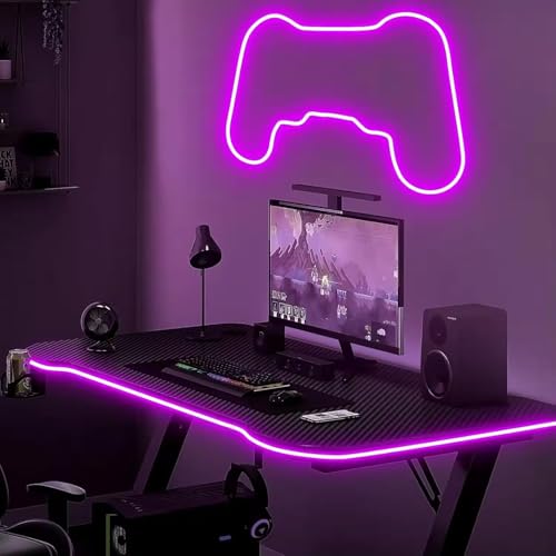 Image of NEWNESS 13.2 Feet Purple Neon LED Strip Light | IP65 Waterproof Indoor Outdoor Flexible Silicone Rope Light with 12V Adapter for Home Decor
