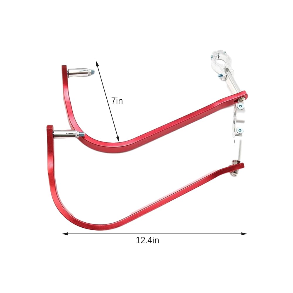 Protection des Mains de Moto, ProtèGe-Mains, Accessoires de Moto, VéHicule Tout-Terrain, Barre en Aluminium ModifiéE, Guidon en Alliage D'Aluminium, Protection des Mains Anti-Chute