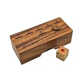 Creative Crafthouse Penny Drop Game – Travel Edition, Compact Dice Game for Family Fun, Made in USA