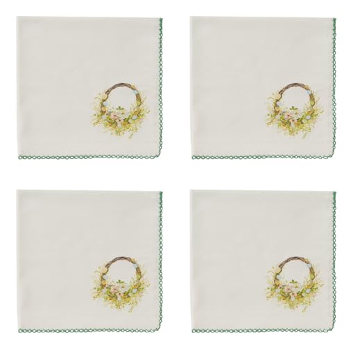Servilletas de Tela Pack x4 Park Designs Florales Verdes miniatura 1