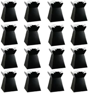 Vision4ever Black Color Living Vases Florist Bouquet Box Flower Plant Aqua Sweet Boxes Gift With Attractive Looks