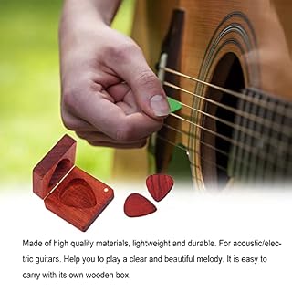 Médiator de guitare électrique avec boîte de rangement médiators de basses à cordes résistant à l’usure accessoire… - Les Beatles, Paul McCartney, John Lennon, RIngo Starr, George Harrison Médiator de guitare électrique avec boîte de rangement médiators de basses à cordes résistant à l'usure accessoire… – Image 6
