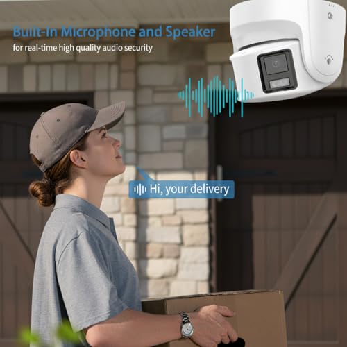 Image of 8MP 4K Panoramic IP Camera, DS-2CD2387G2P-LSU /SL 4MM Hik-Original, 24 /7 Color Vision, 130dB WDR, AI Human /Vehicle Detection, IP67 Weatherproof & Active Deterrence, International Version