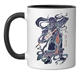 Star Wars Darth Vader Japanese Samurai Art Style Celebration Ceramic Mug, Black/White