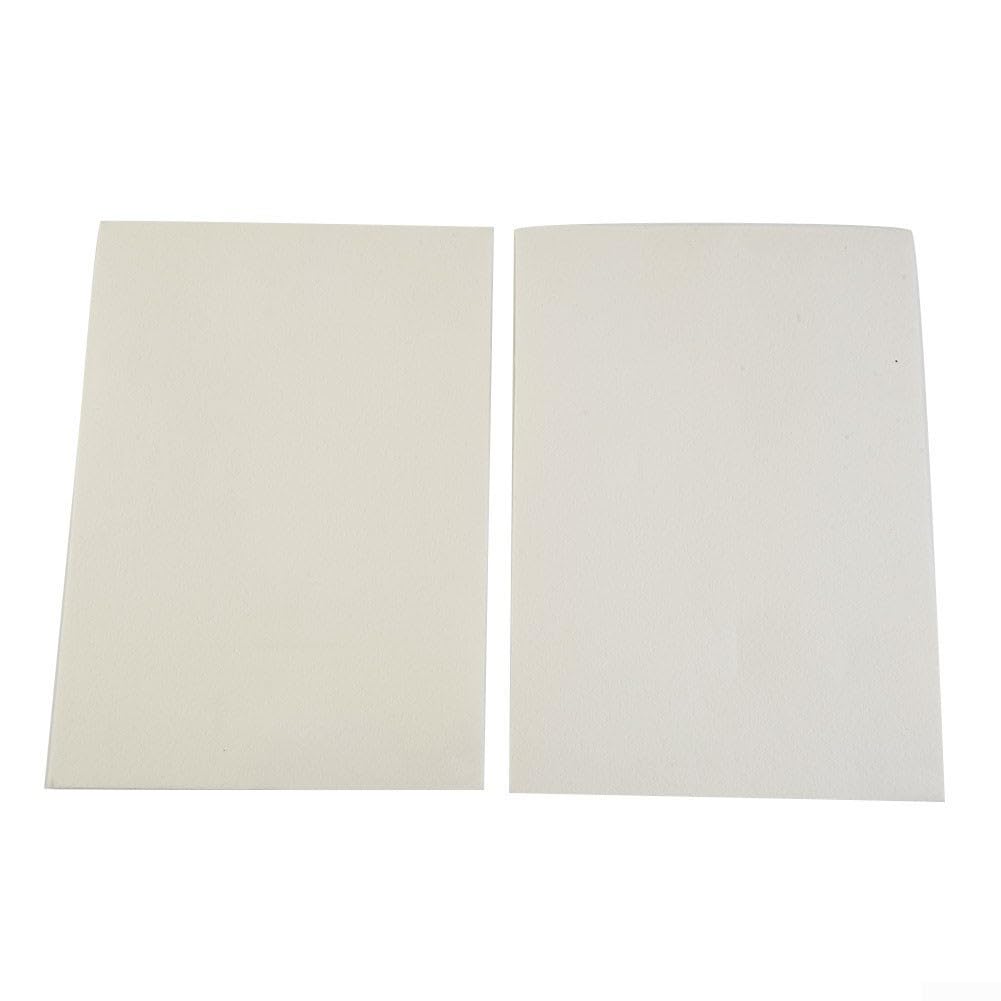 Materiale di tenuta in fibra di ceramica, 155 mm x 297 mm x 3 mm, adatto per alte temperature (2 pezzi)
