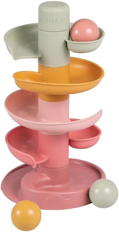 Spiral Tower with Balls - Pink