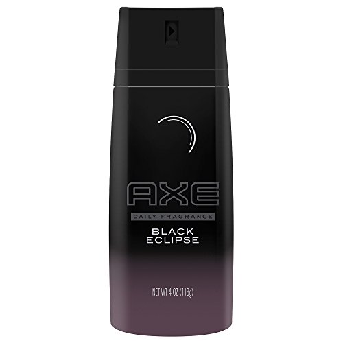 Axe Black Eclipse Deodorant Body Spray for Men, All-day Fresh, 4 Ounce, Purple