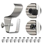 Hibezos Blink XT2 Camera Mount - Weatherproof Stainless Steel Siding Hooks (12 Pack)
