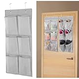 GOMAJI Schuhregal zum Aufhängen über der Tür / Wand, schmal, für Schrank, Badezimmer, Wohnmobil,...