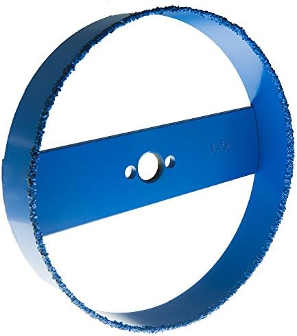 Blue Boar Recessed Light Carbide Grit Hole Saw 4-3/8” Dia for 4 inch Lights: Fast Cutting in Drywall, Lath & Plaster, Hardi Board - Ships Within 1 Biz Day from NV
