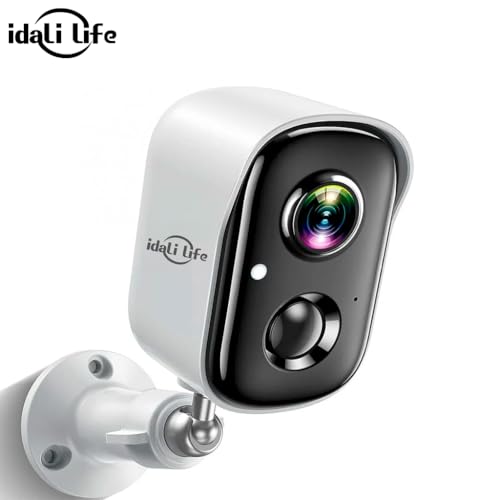 Câmera de segurança Com Painel Solar externa com Detecção de Movimento e Visão Noturna IDALI LIFE