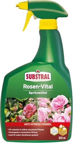 SUBSTRAL ROSEN-VITAL, 800ml, Spray zur Sofort-Hilfe bei bereits gestressten Pflanzen zur Stabilisierung