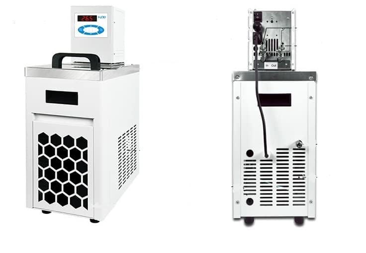 Digital High and Low Temperature Lab Water Bath Constant Temperature Water Tank Cistern Incubator Lab Instrument with Low Level High Temperature Protection Range -5~100℃ Water Tank Volume 20L