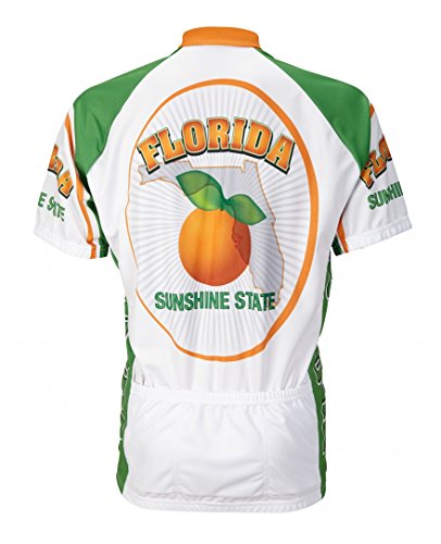 World Jerseys Florida Sunshine State Men's Cycling Jersey (Large)