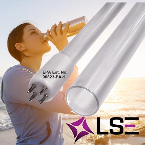 Combo GUVL-600S UV Lamp & Quartz Sleeve | Compatible Replacement for GAUVL-10S, GAUV-10SM | High Output UV-C Bulb | Designed in USA by LSE Lighting - Image 5