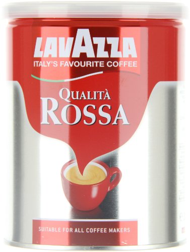 Lavazza Kaffeepulver Qualità Rossa, gemahlen, 2er Pack