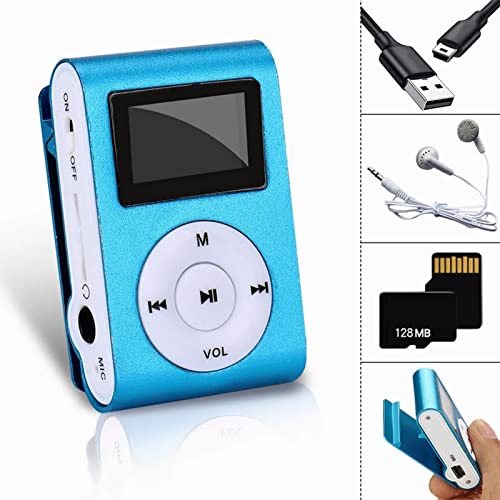 Mini MP3 Player, Portable Music Player with Metal Shell, Lavalier Design, Digital HiFi Audio Player for Kids Students Sports Running Walking
