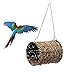Kisangel Parrot Accessory Hanging Hammock Bed for Pets Bird Nest Warm Nest Swing for Birds Parrot Hammock