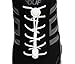 Stout Gears Reflective No Tie Shoelaces Lock System - Elastic Shoe Laces for Sneakers - 1 Pair (White)