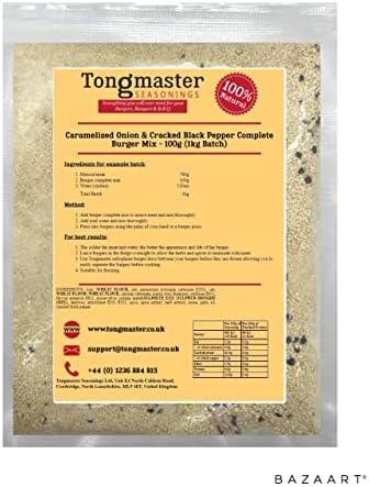 Caramelised Onion & Cracked Black Pepper Burger Complete Mix - 10...