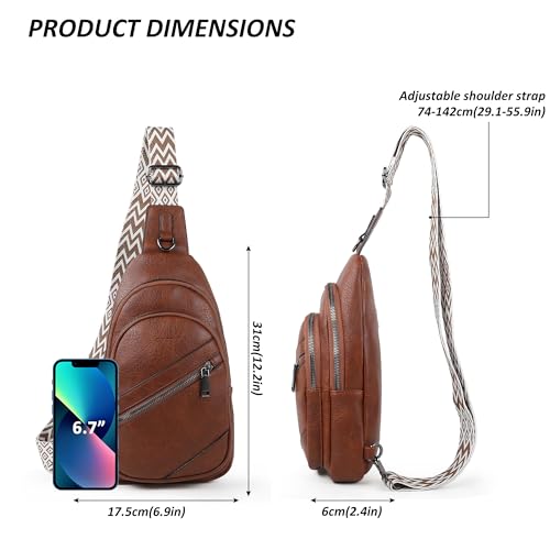 TANTOMI Leather Sling Bag - Use Code 3VWUYT39 for Discount