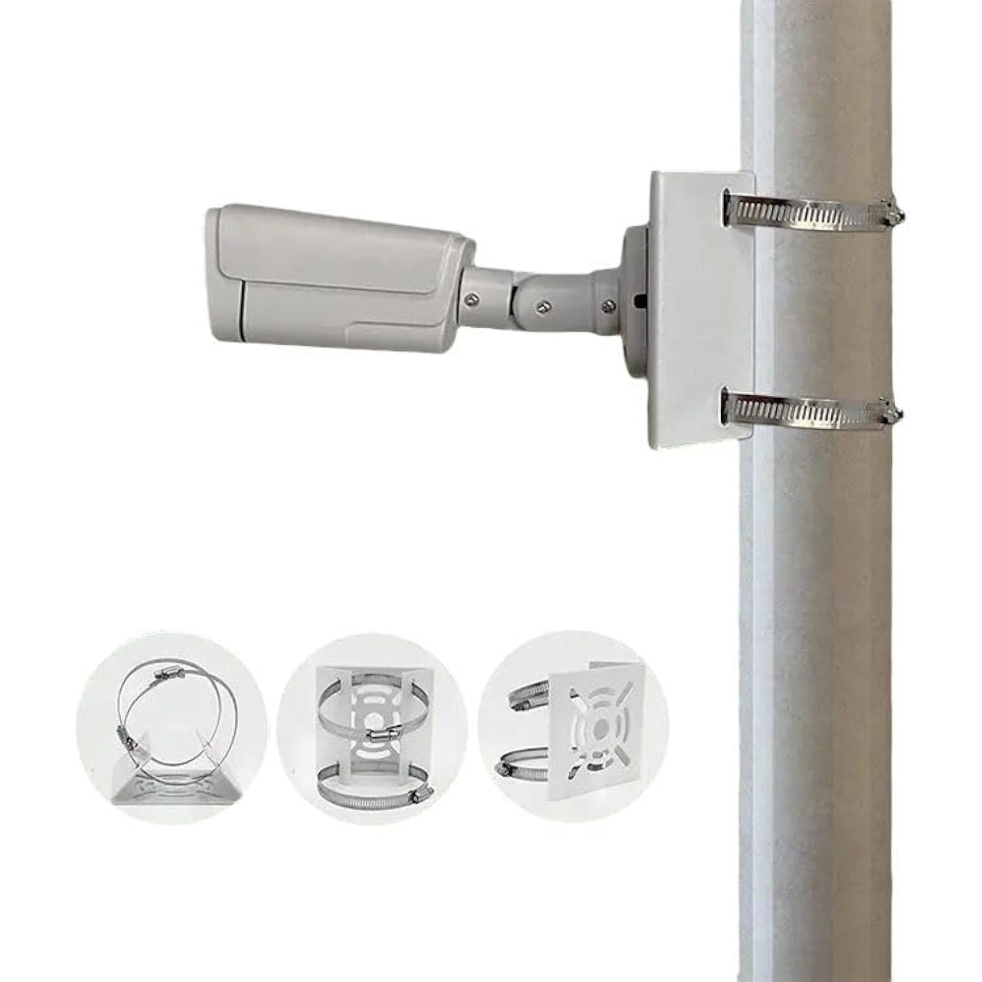 Pole Mount CCTV Camera Clamp Bracket