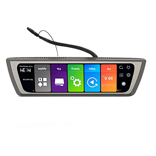 Câmera de Espelho Retrovisor para Dash Cam Streaming Media DVR Screen para V900 Recorder Vehicle par