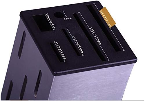 Stainless Steel Holder Ventilated Dry Rack Kitchen Ceramic Shelf Storage Block Tool Holder Stand