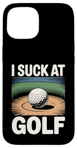 I Suck At Golf Loser Dad ȃW[N St X}zP[X iPhone 15 p