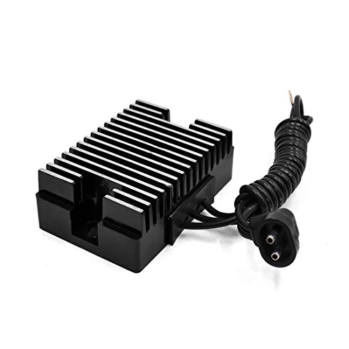 sourcing map Schwarz Metall Motorrad Spannung Regler Gleichrichter für Harley Davidson DE de