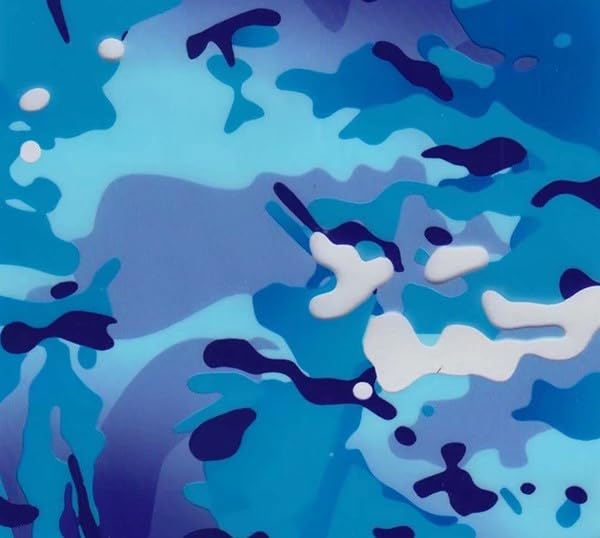 HGI CA958 Hydrographics Film Blue Satin Metallic Finish Car Vehicle Wrap Plastic Film