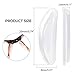 SMARTTOP 2.8mm Eyeglasses Air Bag Stick on Silicone Nose Pads-Upgrade 10Pairs Eyeglasses Nose Pads for Plastic Frame-for Sunglasses Anti-Slip-Glasses Repair Kits for Man and Women-10PAIRS Crystal