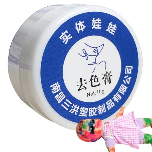 Removedor de tinte para ropa, removedor de color de tela de 10 g, removedor de manchas para muñecas de silicona, atrapasueños, suministros para el hogar