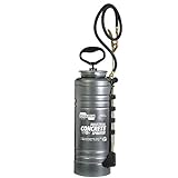 Chapin International 1979 Industrial Concrete Open Head Sprayer with Filter, 3.5-Gallon, Silver