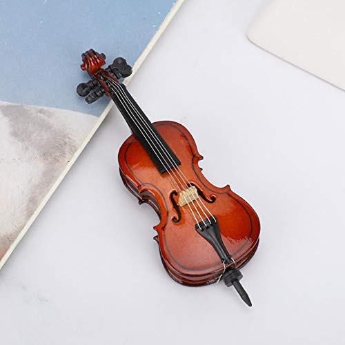Ímãs de geladeira tridimensionais tridimensionais, ímãs de geladeira em forma de violoncelo de tília
