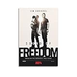 V BY N Sound of Freedom Filmposter Vintage Art Cover 