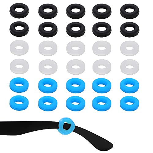 Retenue De Lunettes 15 Paires Crochet d'Oreille Lunette Rond En Silicone, Crochet Anti Glisse Lunettes, Supports De Lunettes Antidérapant, Support Pour Empêcher Les Lunettes De Tomber Cover