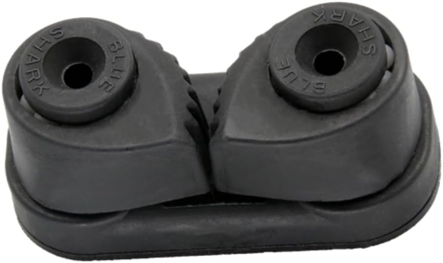 Blueshark Nylon Sailing Cam Cleat 125 | for Line Sizes 1/8" in - 1/4" in (3-6mm) | 150 lb Safe Working Load 300 lb Breaking Load | Premium Quality