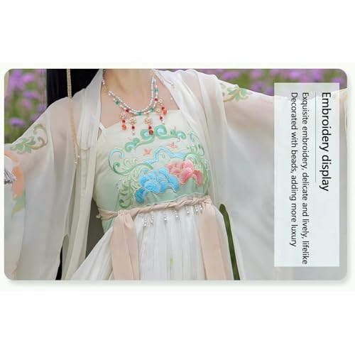 Hanfu Chinois traditionnel de qualité supérieure style antique - 4