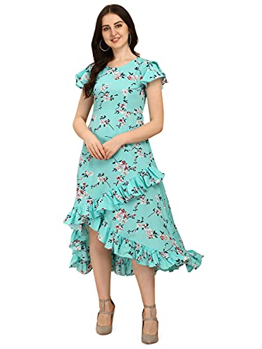 Image of QIQI Women's Crepe A-Line Maxi Casual Dress