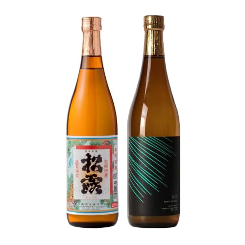 松露酒造 串間市の蔵元がお届けする本格芋焼酎が楽しめる2本セット[松露 白麹 黒麹 720ml(25度)×2本] 酒 お酒 焼酎 芋焼酎 焼酎セット 本格焼酎 ギフト 贈り物 プレゼント 贈答 特産品 父の日 お取り寄せ グルメ