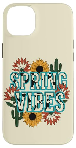 Spring Vibes �ԕ� �{�^�j�J�� ���R �X�}�z�P�[�X iPhone 14 Plus �p