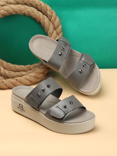Image of Carlton London women's Adjustable Double Strap Platform Sandals