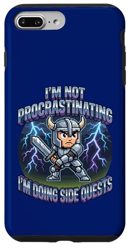 I'm Not Procrastinating I'm Doing Side Quest RPG�Q�[�}�[ �X�}�z�P�[�X iPhone 7 Plus/8 Plus �p