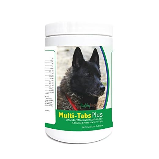 Healthy Breeds Norwegian Elkhound Multi-Tabs Plus Chewable Tablets 365 Count