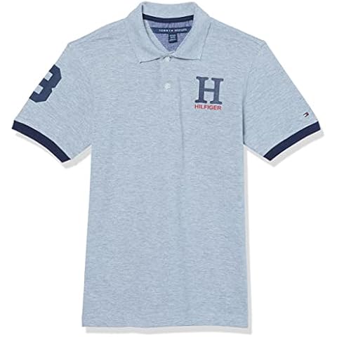 Tommy Hilfiger Boys' Matt Polo Shirt, Grey Heather Cover