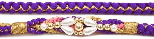 [京都うさぎ堂] 振袖用 正絹 帯締め シルク oj-341 手組み 組紐 振袖 成人式 絹 帯〆