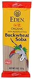 Eden Foods Organic 100% Buckwheat Pasta, Buckwheat Soba, Gluten Free & Non-GMO, 8 Oz (Pack of 12)