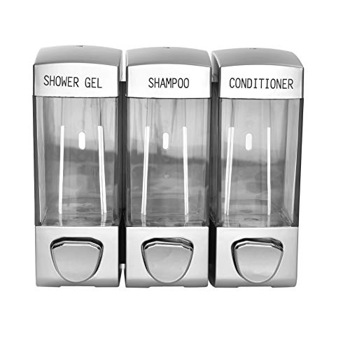 Little World Soap Dispenser, Wall Mounted Manual Hand Dispenser Shampoo Shower Gel Lotion